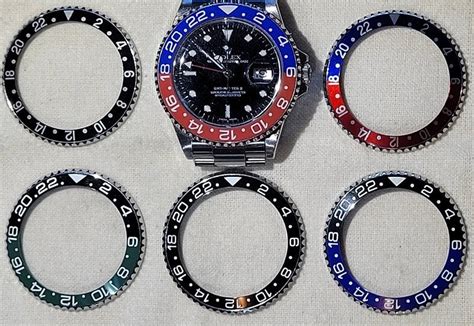 rolex gmt bezel insert